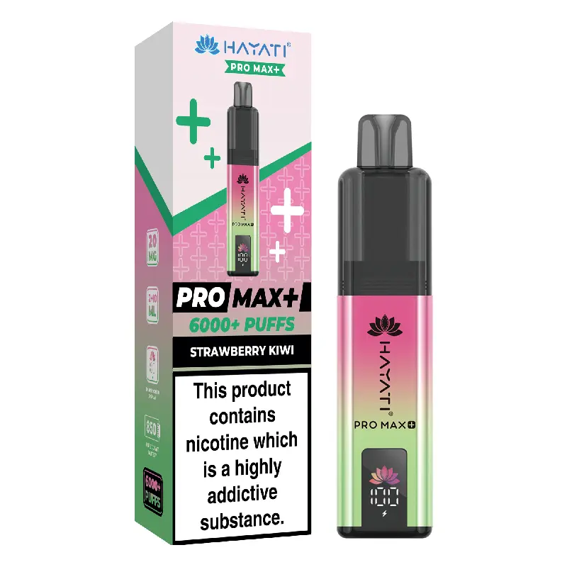 Strawberry Kiwi Hayati Pro Max Plus 6K Disposable Vape 20mg